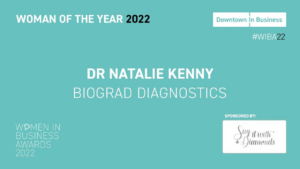 Dr Natalie Kenny woman of the year BioGrad